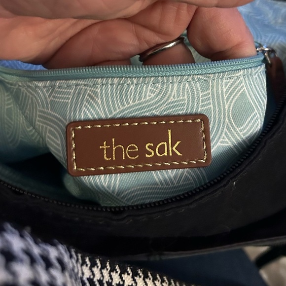 The Sac backpack purse leather boho little wear flaw snap PURSE-SALE p3 - Picture 4 of 6